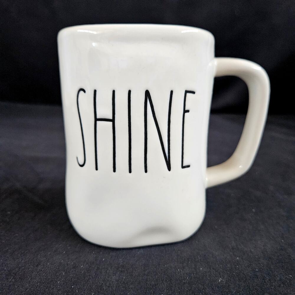 Rae Dunn Artisan‎ Collection Shine Mug White and Yellow Farmhouse